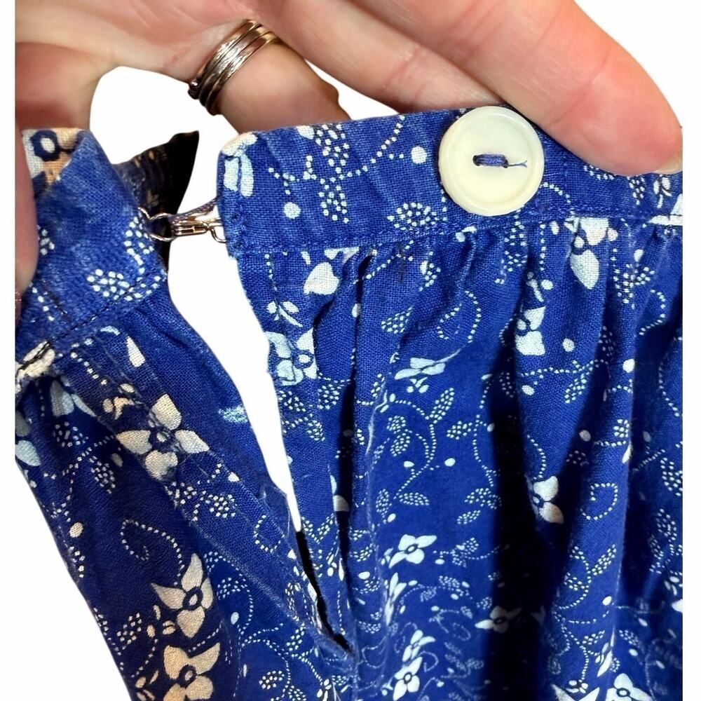 Vintage Cottagecore Prairie Midi Skirt Blue
Floral Eyelet Lace Trim Boho Medium - Picture 5 of 10
